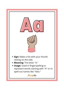 A to Z American Sign Language