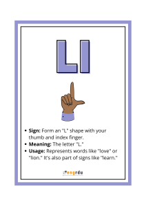 A to Z American Sign Language