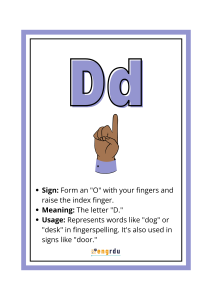 A to Z American Sign Language