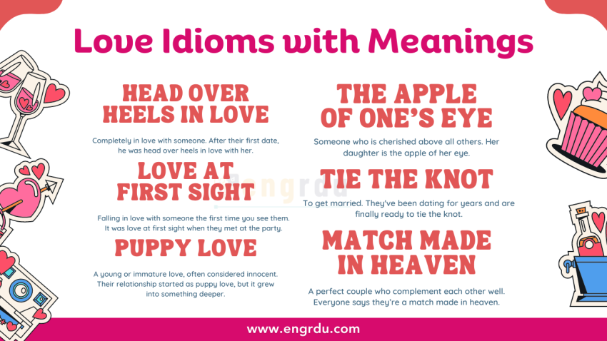 Love Idioms Meaning and Example Sentences | Download PDF