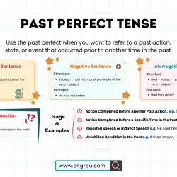 Past Perfect Tense in English with Helpful Examples