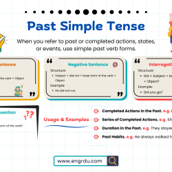 The Past Simple Tense in English with Helpful Examples