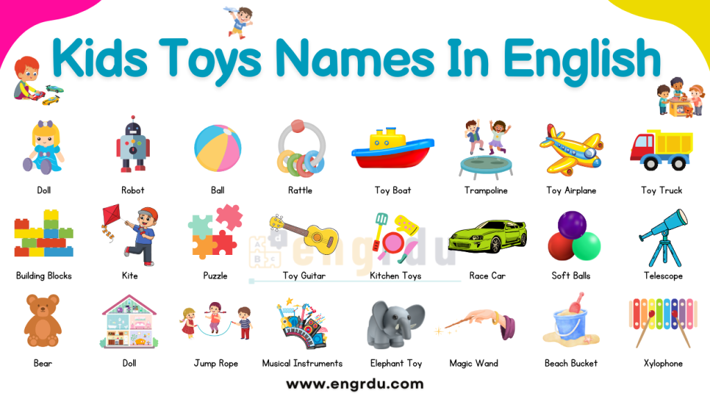 Kids Toys Names In English