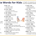 100 Opposite Words for Kids with Example Sentences and PDF