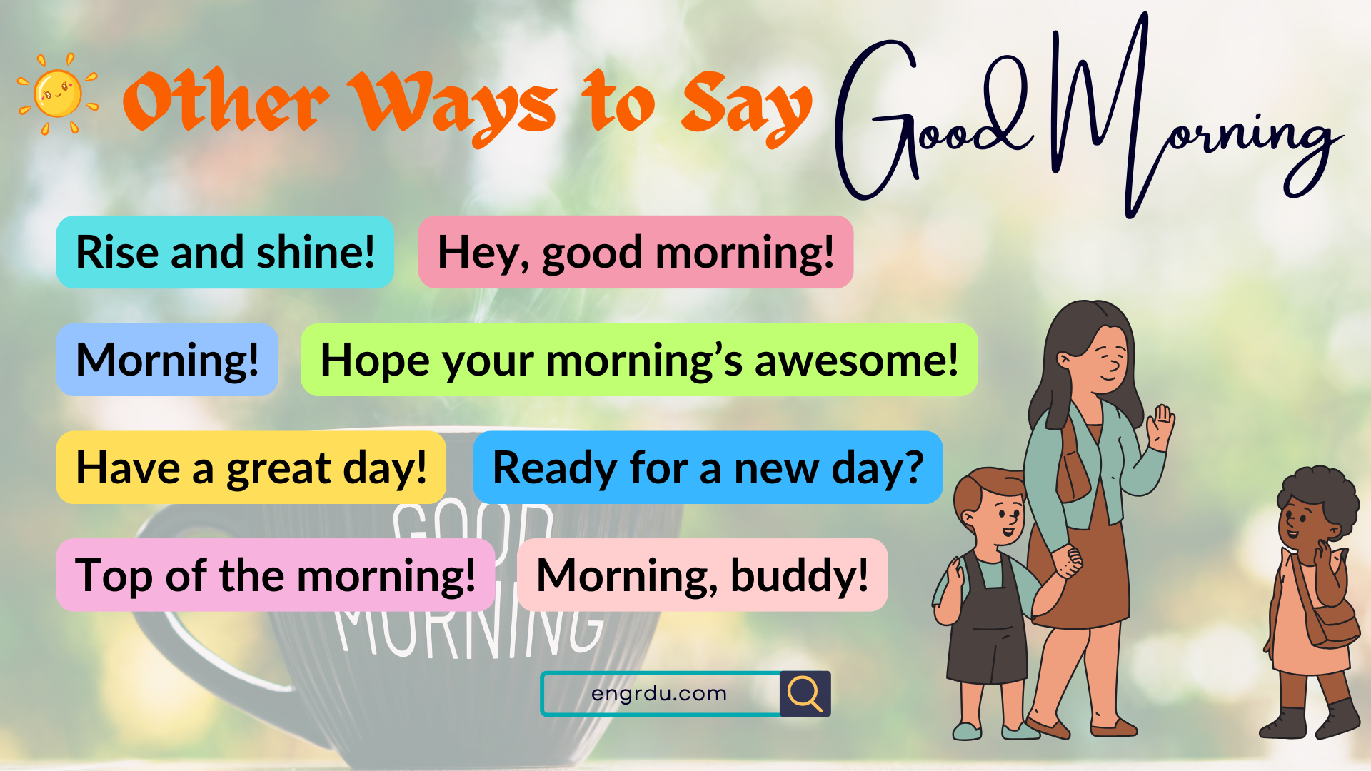 30 Easy and Short Ways to Say Good Morning