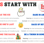 English Idioms Starts with Letter B