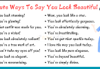 Cute Ways to Say Beautiful in English