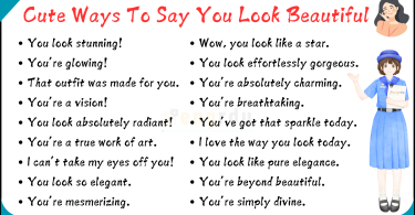 Cute Ways to Say Beautiful in English