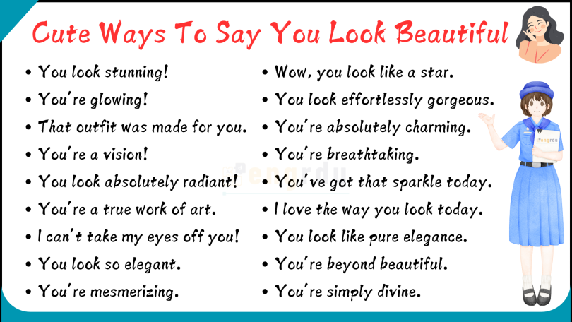 Cute Ways to Say Beautiful in English