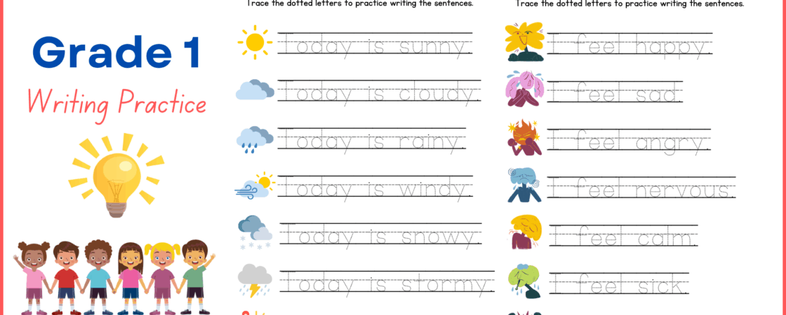 Grade 1 Worksheets on Different Topics with PDF