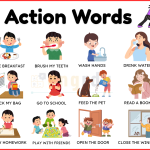 100 Action Words in English with Example Sentences