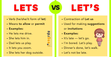 Lets vs Let’s: Learn the Difference in Easy Way
