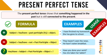 Present Perfect Tense