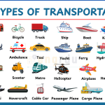 100+ Transport Names A to Z List in English with Pictures