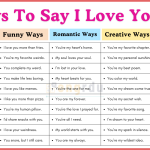 70+ Different Ways to Say I Love You in English with Pictures and Examples