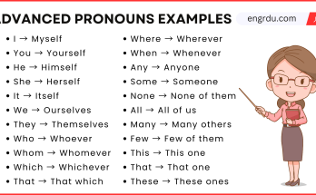 100 Advanced Pronouns That Used in the English Language
