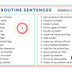 50 Daily Routine Sentences for Beginners in English