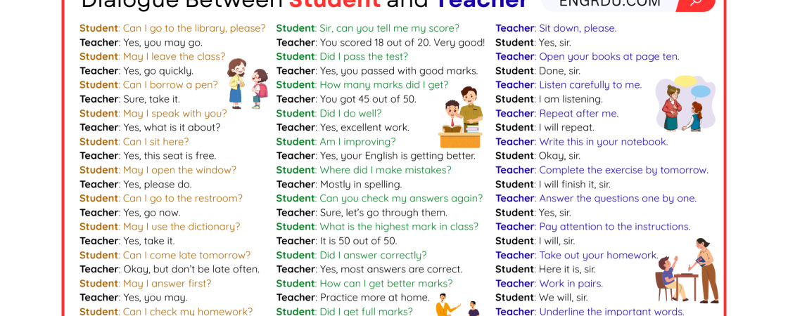 Dialogue Between Student and Teacher