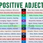 200+ Positive Adjectives Starting from A to Z