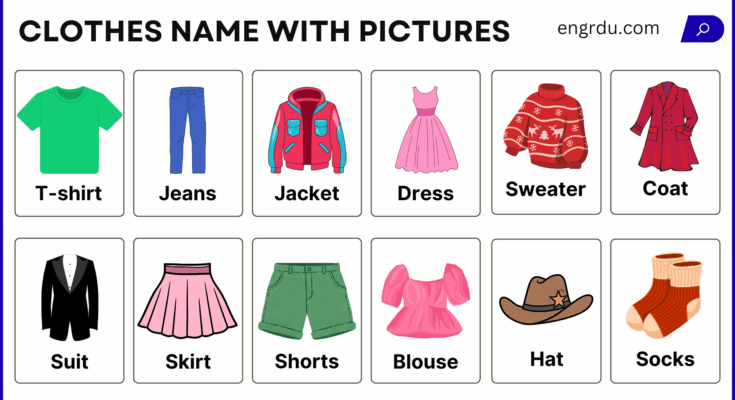 Types of Clothing | Casual, Formal, Seasonal and Traditional Dressing