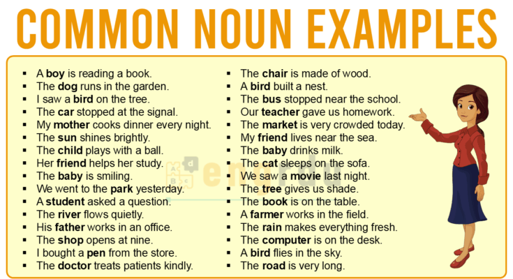 Common Noun Examples