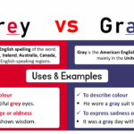 Grey vs Gray – What’s the Difference?
