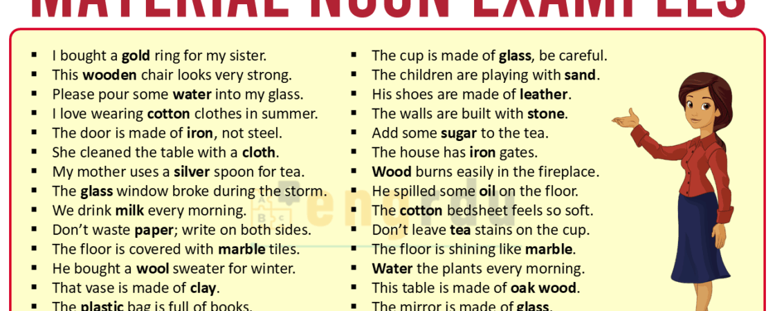 Material Noun Examples