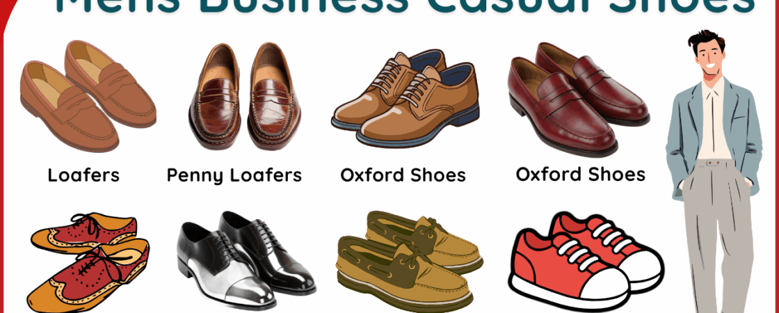 Mens Business Casual Shoes with Names and Pictures