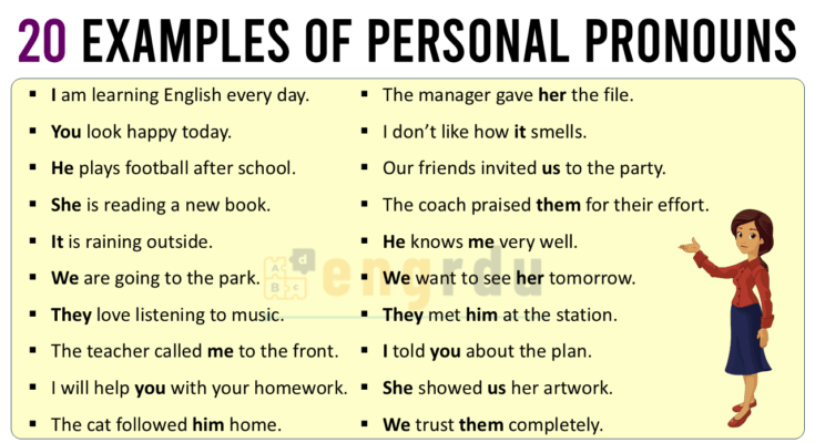 Personal Pronoun Examples in Sentences