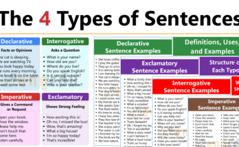 4 Types of Sentences