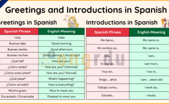 Greetings and Introductions in Spanish