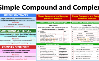 Simple Compound and Complex Sentences