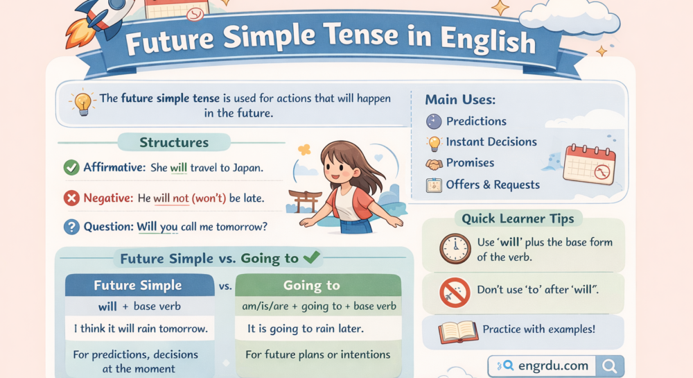 Future Simple Tense in English