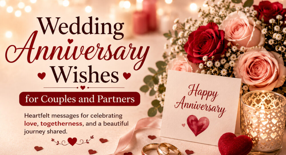 Anniversary Wishes for Couples and Partners