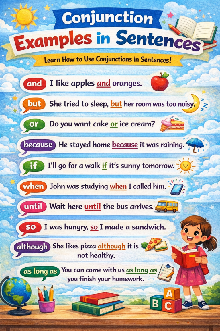 Conjunction: Definition, Types, Uses, and Examples - Engrdu