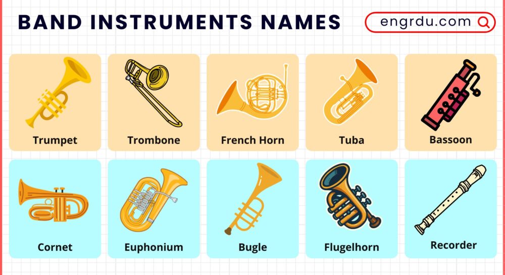 Band Instruments Name in English