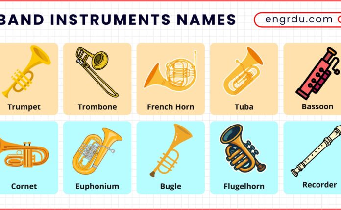 Band Instruments Name in English