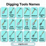 78 Digging Tools Names and Uses in English with Pictures