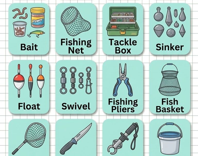 Fishing Tools Name List with Pictures