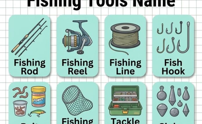 Fishing Tools Name List with Pictures