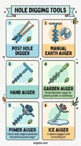 78 Digging Tools Names and Uses in English with Pictures - Engrdu