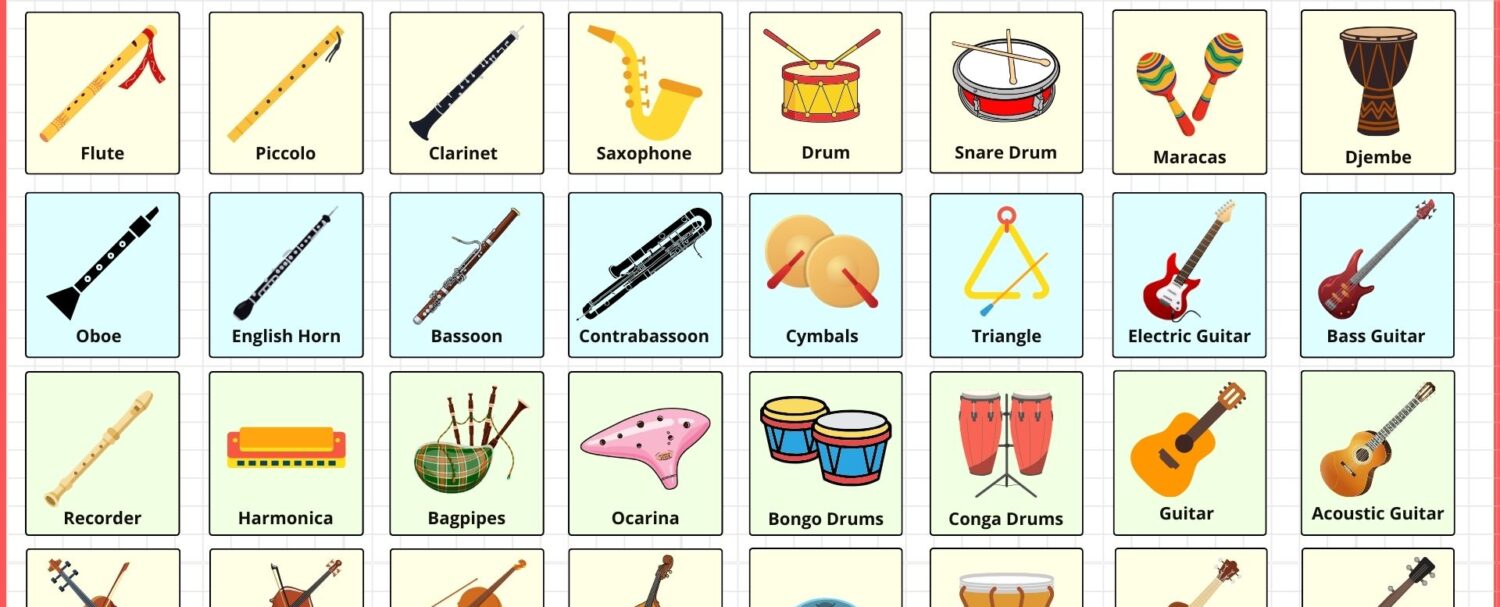 Musical Instruments Names and Images