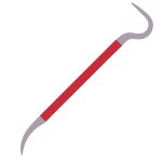 Nail puller hand tool removing nails from wooden repair surfaces easily.