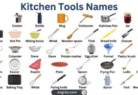 Names of Kitchen Tools with Pictures
