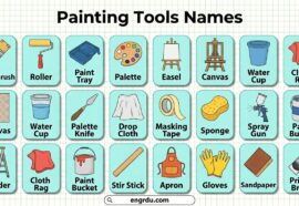 Painting Tools Names and Uses in English
