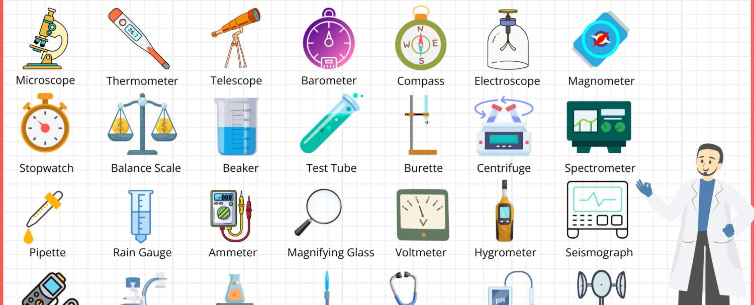 Scientific Instruments Names in English