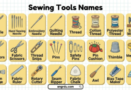 Sewing Tools Names List