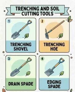 78 Digging Tools Names and Uses in English with Pictures - Engrdu