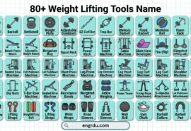 Weight Lifting Tools Name and Uses with Pictures