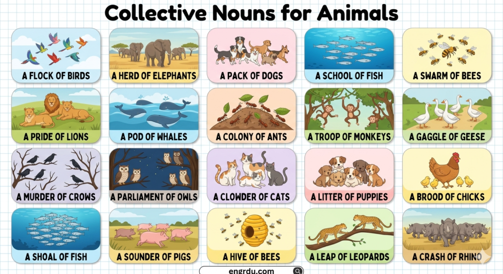 Collective Nouns about Animals